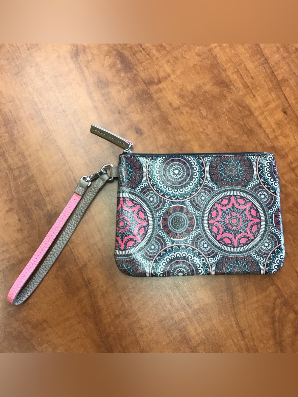 NWOT Lodis Multicolored Bohemian Leather Wristlet